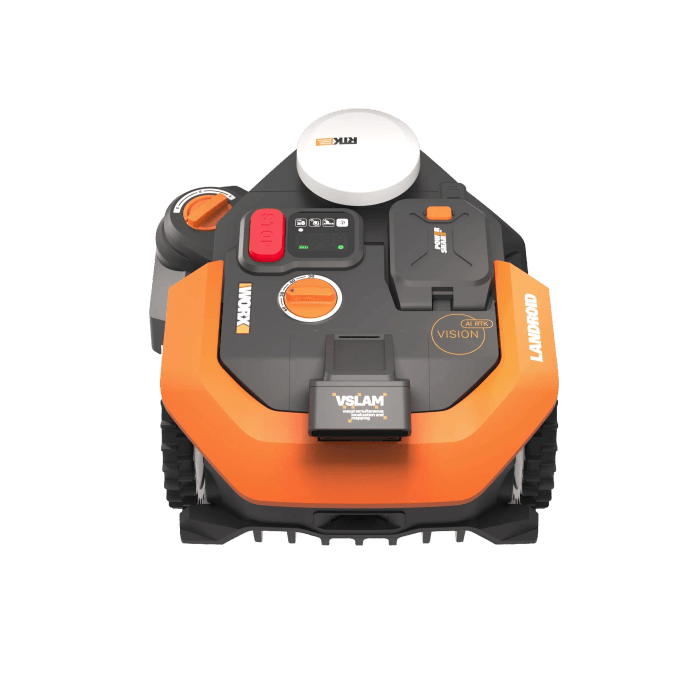 Worx robot rasaerba M800 WR308E Landroid Vision, senza filo perimetrale.