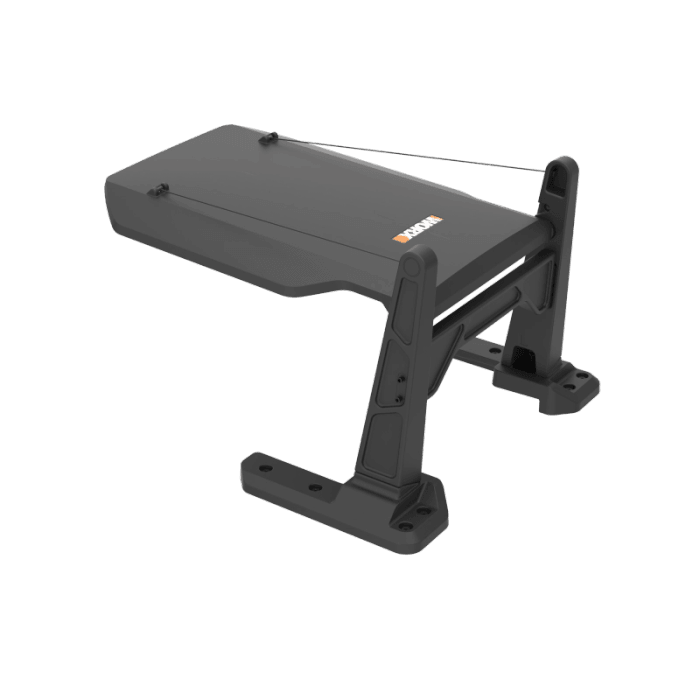 Worx Garage WA0828 Vision Cloud per robot rasaerba, resistente alle intemperie e protettiva.