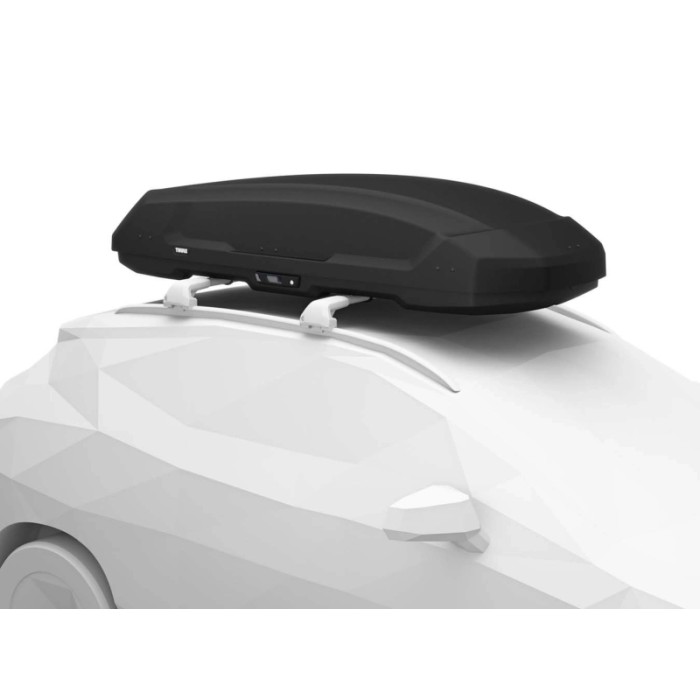 Box da tetto per auto Force 3 nero aeroskin XL
