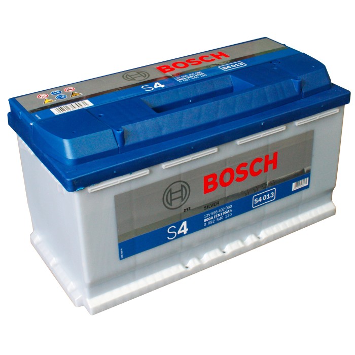 Batteria auto Bosch S4 KSN S4 013, 95 Ah, per auto. Batteria di avviamento affidabile ad alte prestazioni.