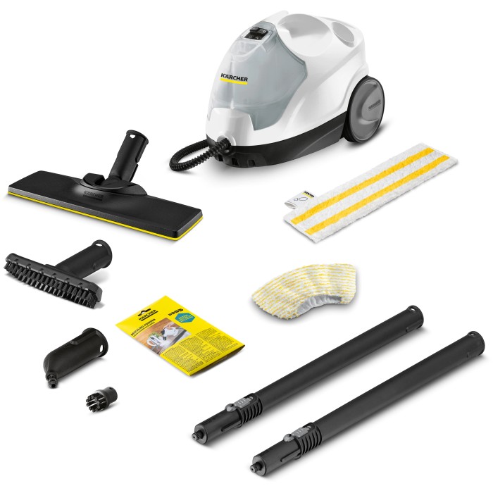 Pulitore a vapore Kärcher SC 4 EasyFix con accessori per la pulizia fino a 100 m².