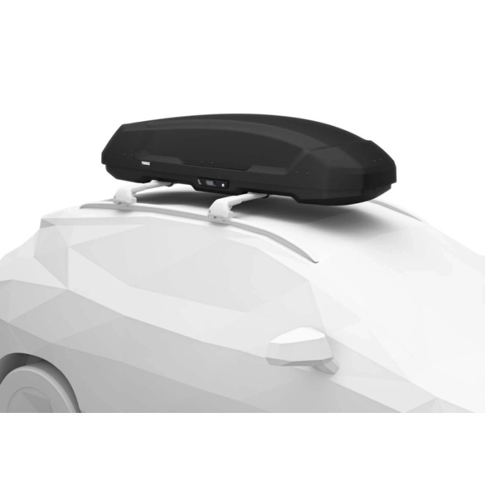 Box da tetto per auto Force 3 aeroskin L Sport nero
