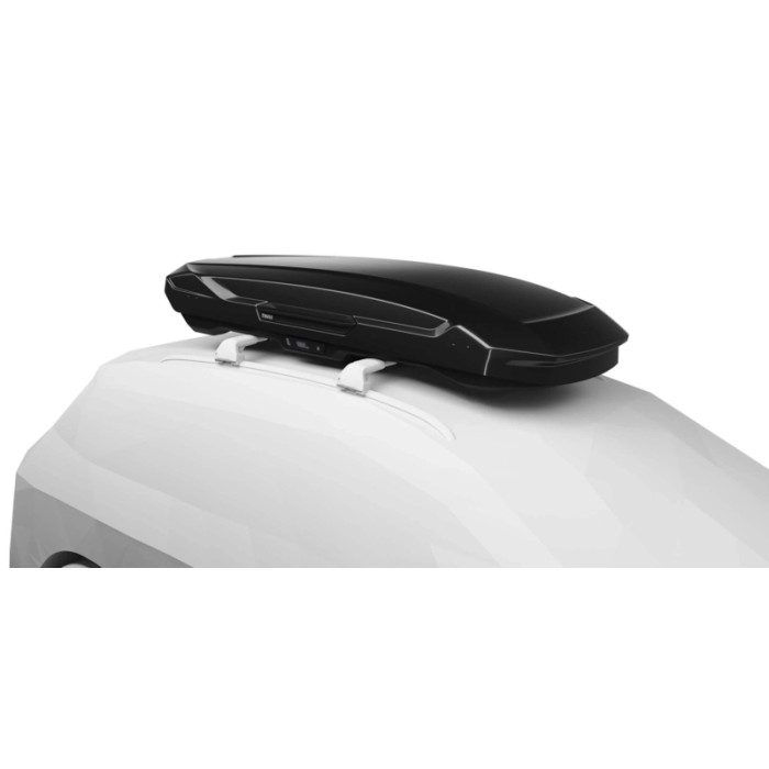 Box da tetto auto Motion Low 3 XL nero lucido