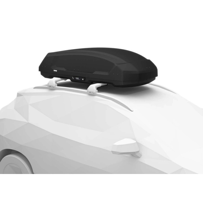 Box da tetto per auto Force 3 nero aeroskin M