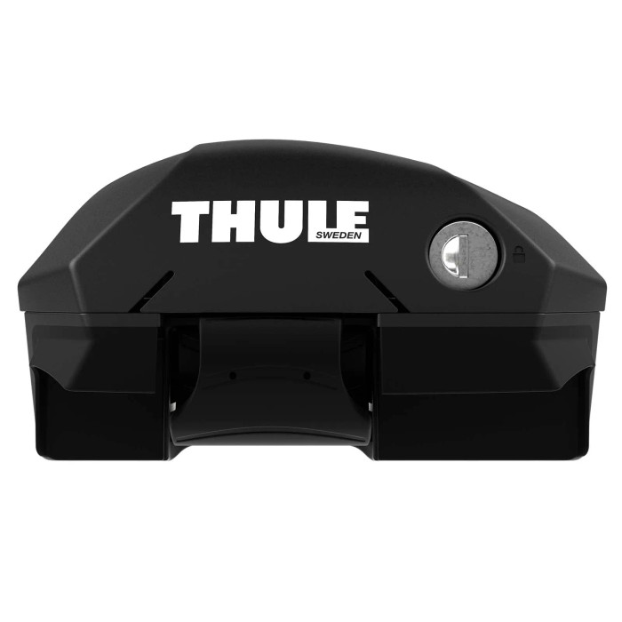Accessorio Thule nero per il trasporto sicuro, vista dettagliata.