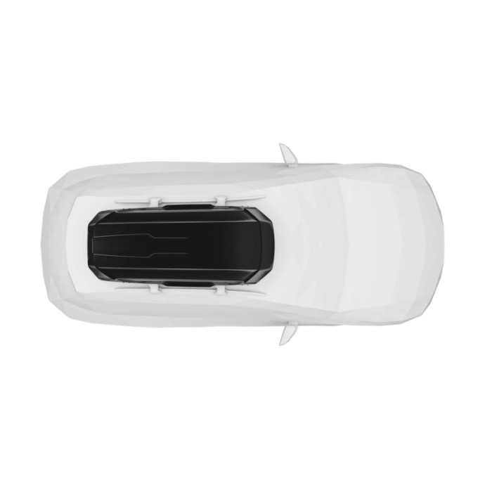 Box da tetto per auto Motion 3 L nero lucido