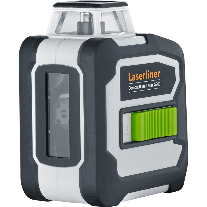 Laser a linee Laserliner CompactLine-Laser G360 per un allineamento preciso, incl. treppiede.