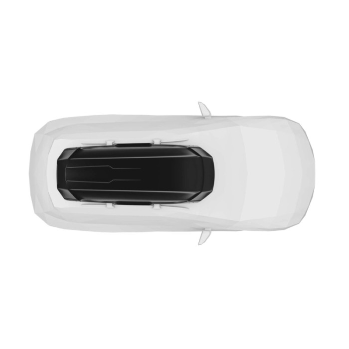 Box da tetto per auto Motion 3 XXL nero lucido