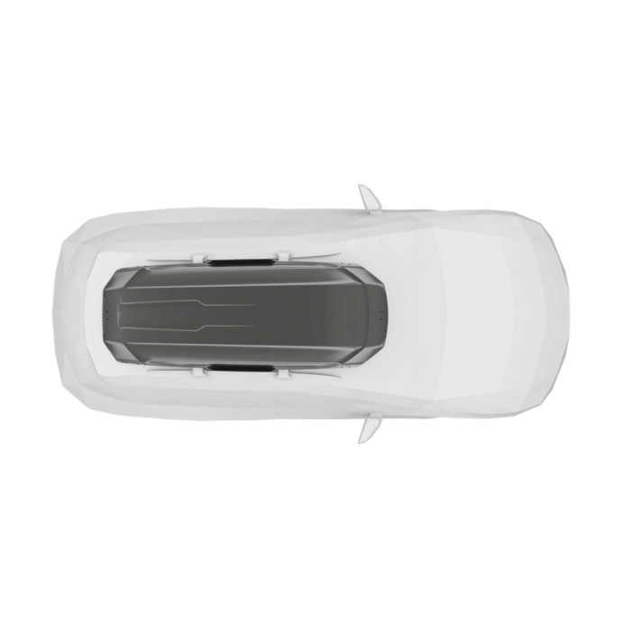 Box da tetto per auto Motion 3 XXL titanio lucido