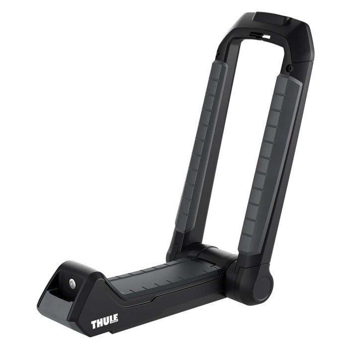 Accessorio Thule per portapacchi, portasci e snowboard per un trasporto sicuro.