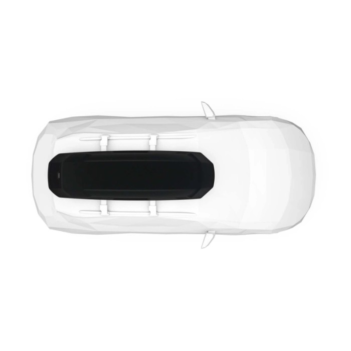 Box da tetto per auto Force 3 nero aeroskin XXL Sport