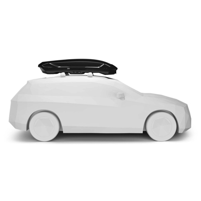 Box da tetto per auto Motion 3 XL nero lucido