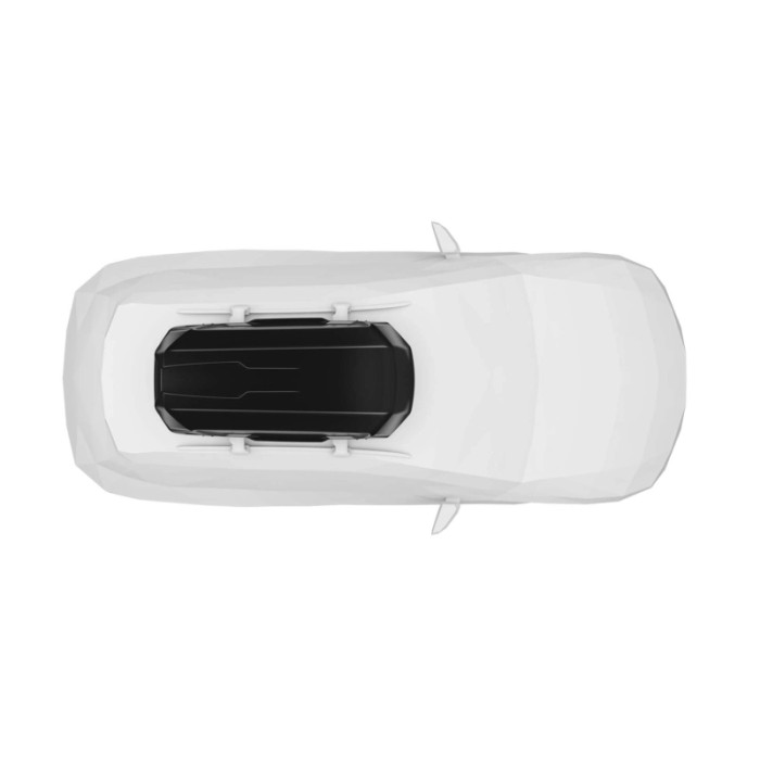 Box da tetto per auto Motion 3 M nero lucido