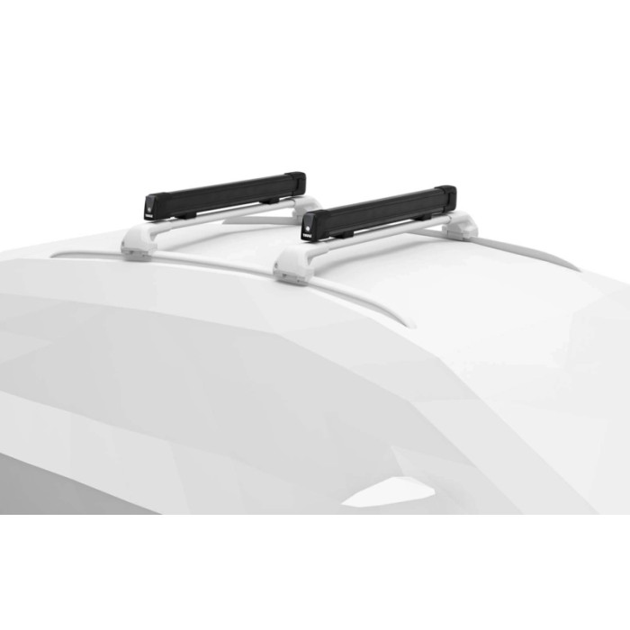 Portasci da tetto auto SnowPack 6 paia nero