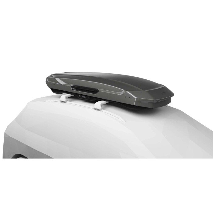 Box da tetto per auto Motion 3 XL Low titanio lucido