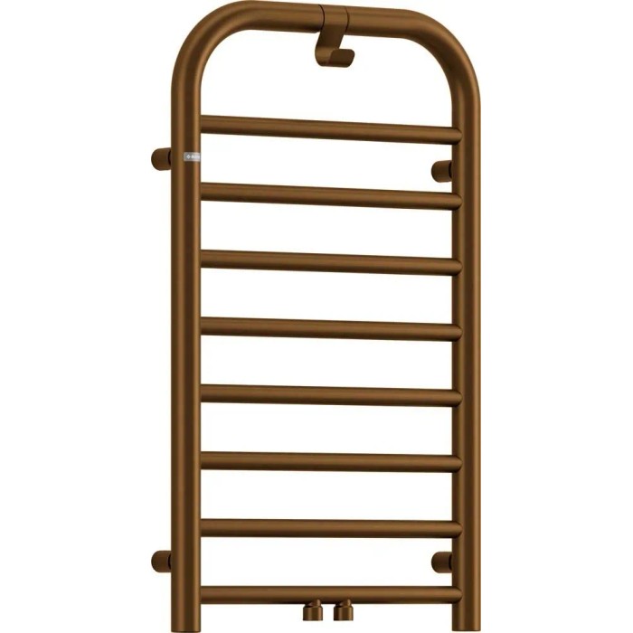 Radiatore termoarredo Idrostile 335 W h 85 cm 500x850 mm marrone opaco
