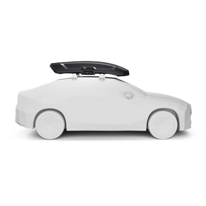 Box da tetto per auto Vector M nero metallizzato