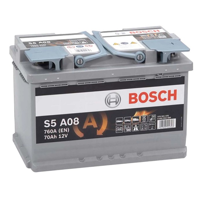 Batteria auto Bosch S5 A08, 12V 70Ah, per un avviamento affidabile