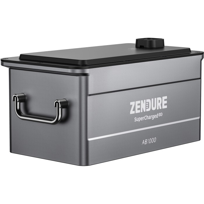 Batteria Zendure SolarFlow AB1000 per impianto fotovoltaico da balcone, 960 Wh, tecnologia litio-ferro-fosfato.