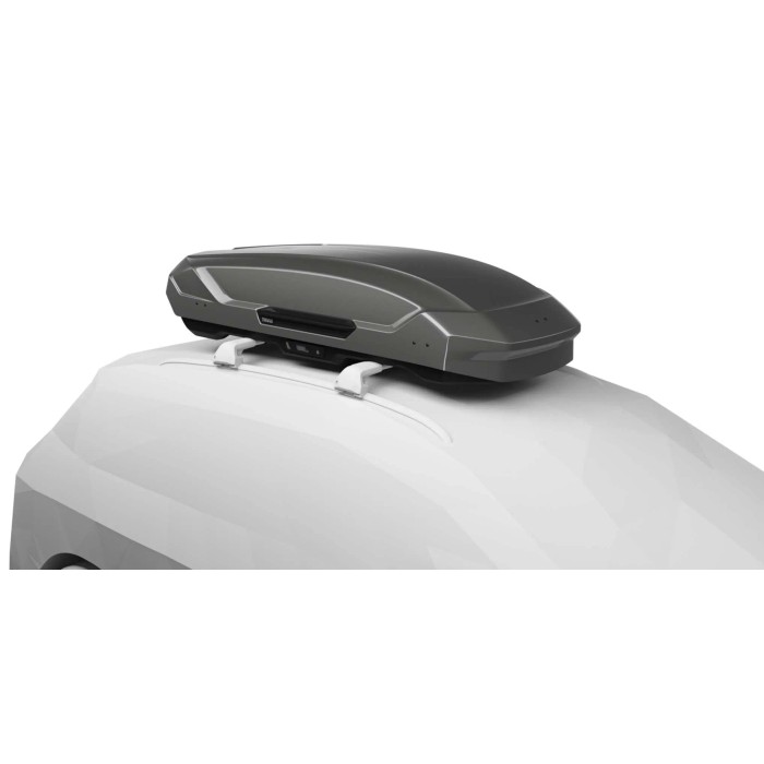 Box da tetto per auto Motion 3 L titanio lucido