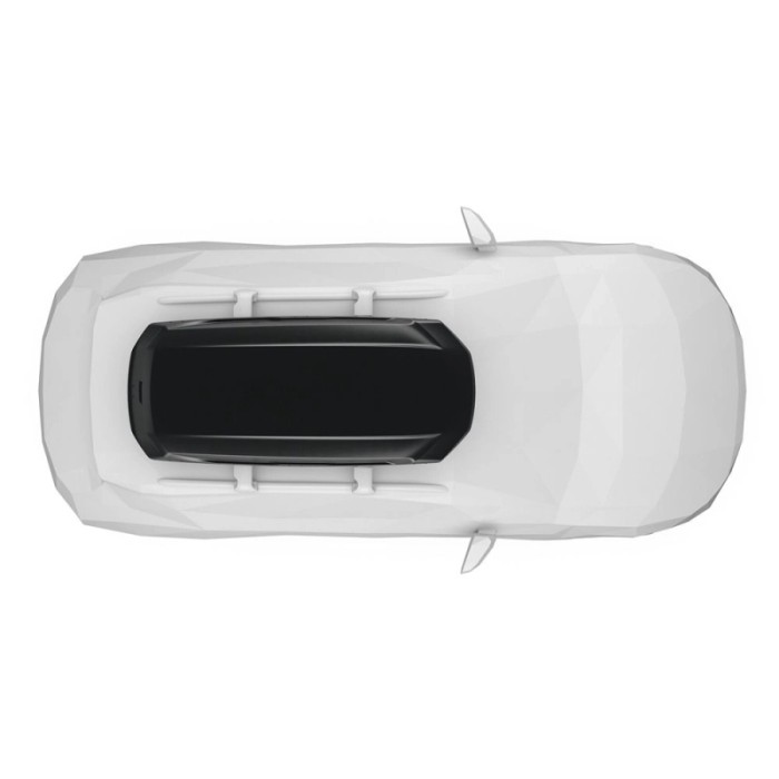 Box da tetto L Pulse 2 450l nero opaco