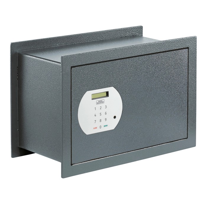 Cassaforte a muro Burg Wächter Pure Safe PSW 110 E antracite con serratura elettronica.
