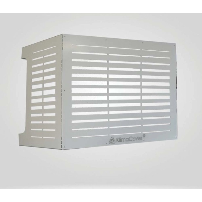 Copertura per climatizzatore t.b.t. con lamelle.