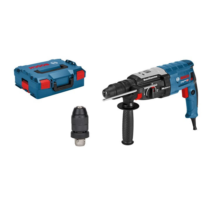 Martello perforatore Bosch Professional GBH 2-28 F con accessori e L-Boxx.