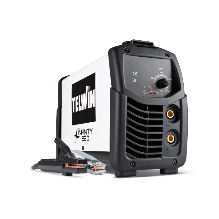 Saldatrice inverter Telwin Infinity 220: Saldatrice compatta e portatile per diverse applicazioni.
