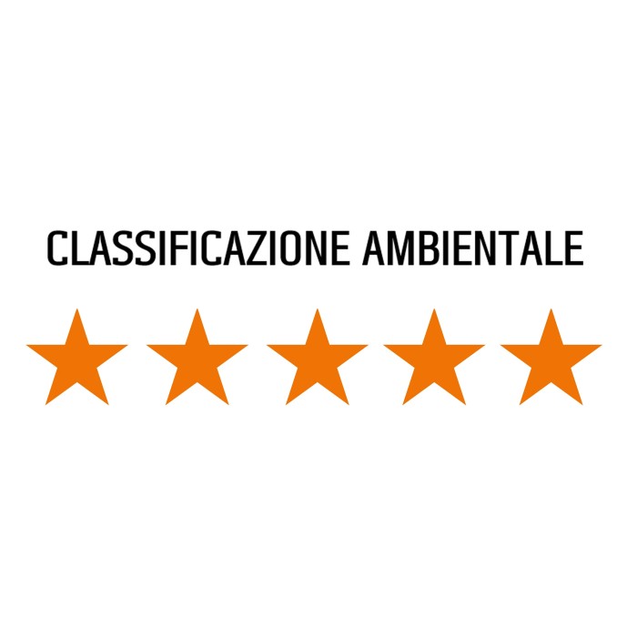 Classificazione ambientale stufe a legna t.b.t.: 5 stelle.