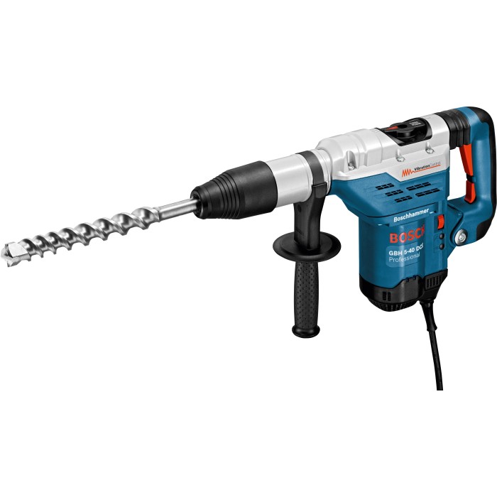 Martello perforatore Bosch Professional GBH 5-40 DCE con punta per pietra, pietra naturale e calcestruzzo.