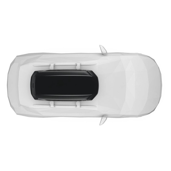 Box da tetto M Pulse 2 400l nero opaco
