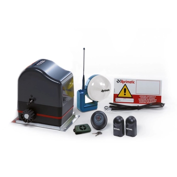 Kit motore 24 V per cancelli ad ante scorrevoli ONDA624