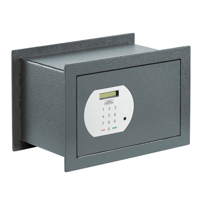 Cassaforte a muro Burg Wächter Pure Safe PSW 120 E antracite con serratura elettronica.
