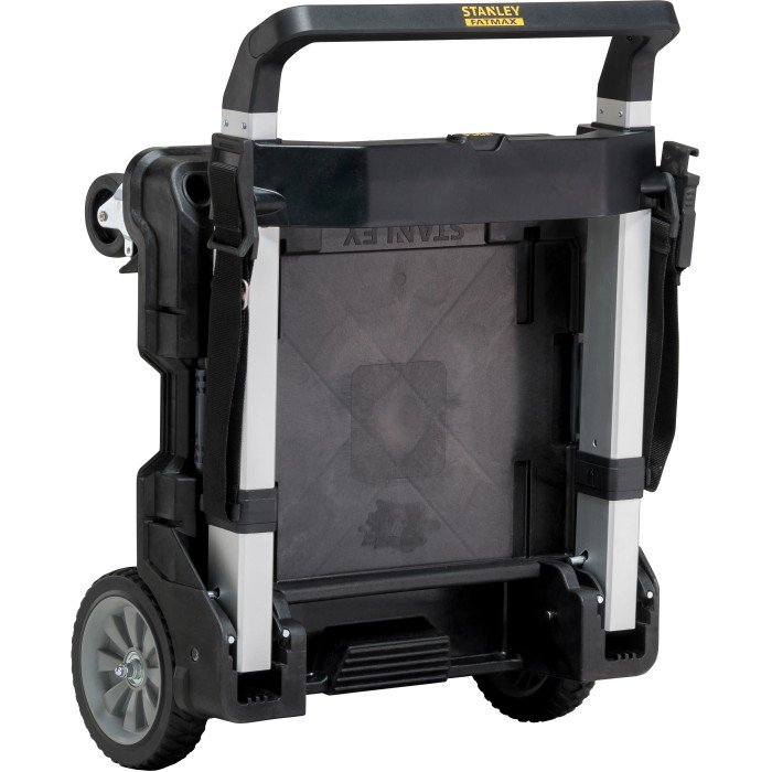 Stanley FatMax TStak Trolley: Carrello portautensili pieghevole in alluminio per un facile trasporto.