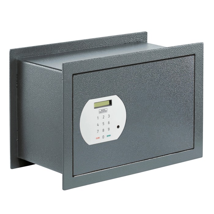 Cassaforte a muro Burg Wächter Pure Safe PSW 130 E antracite con serratura elettronica.