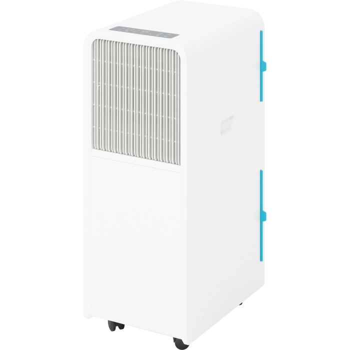 Condizionatore portatile KGM 12000-58 con WiFi e funzione riscaldamento, design bianco.