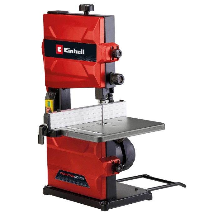 Sega a nastro Einhell TC-SB 200/1: Sega a nastro rossa per tagli precisi in legno e plastica.