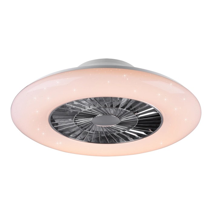 Plafoniera LED moderna con ventilatore, t.b.t.