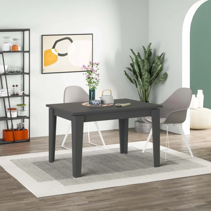 Tavolo allungabile da pranzo Megaron antracite 120x80 cm