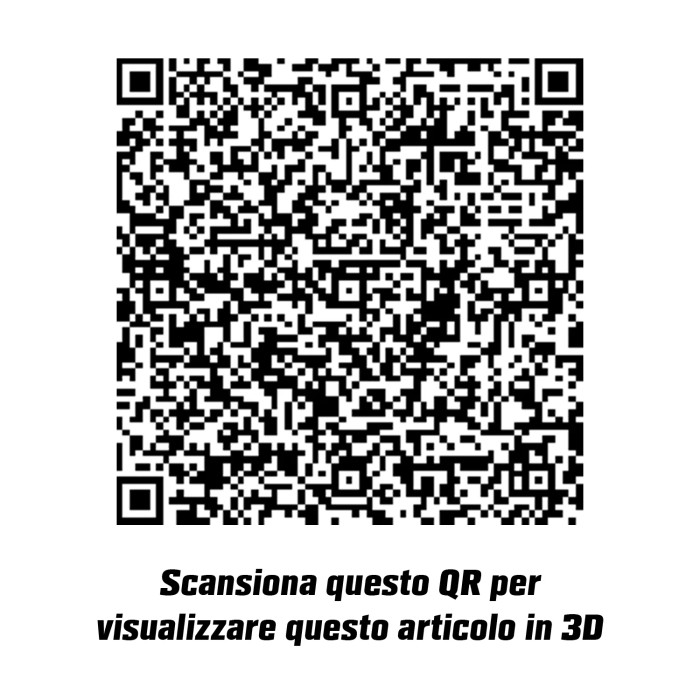 Codice QR da scansionare per la visualizzazione 3D della scarpiera t.b.t.