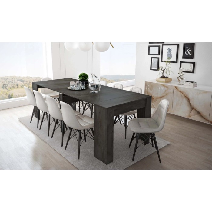 Consolle allungabile Luka ossido 90x52x77 cm