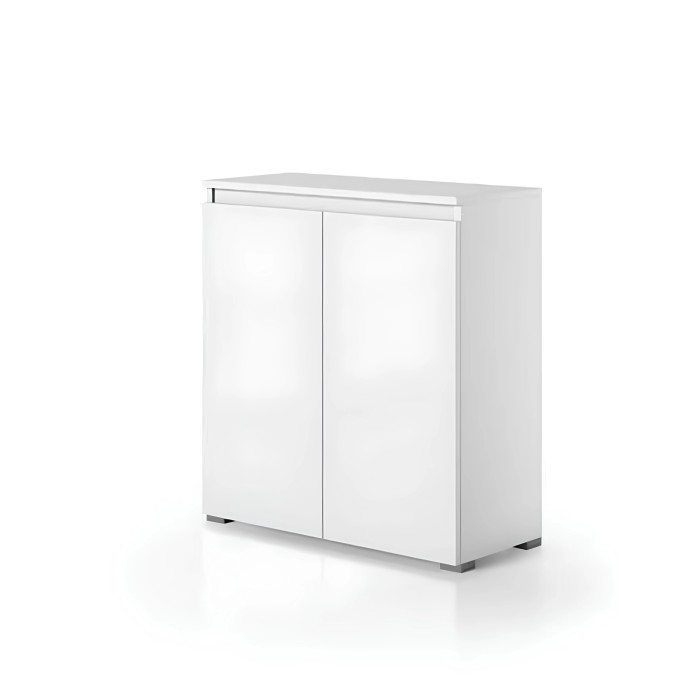 Mobile contenitore / cassettiera t.b.t. bianco con due ante.