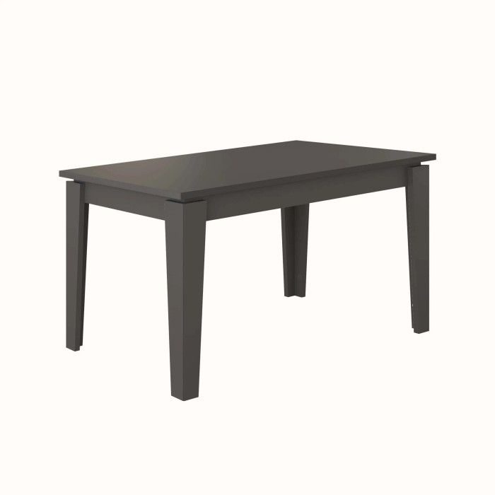 Tavolo allungabile da pranzo Tolmen antracite 140x80 cm