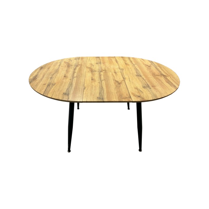 Tavolo allungabile da pranzo Cordelia rovere 120x120x75 cm