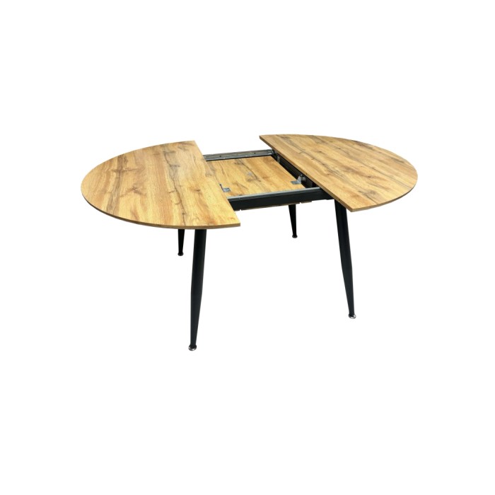 Tavolo allungabile da pranzo Cordelia rovere 120x120x75 cm