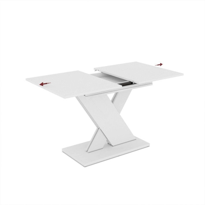 Tavolo allungabile da pranzo AXI bianco 120x75x76 cm