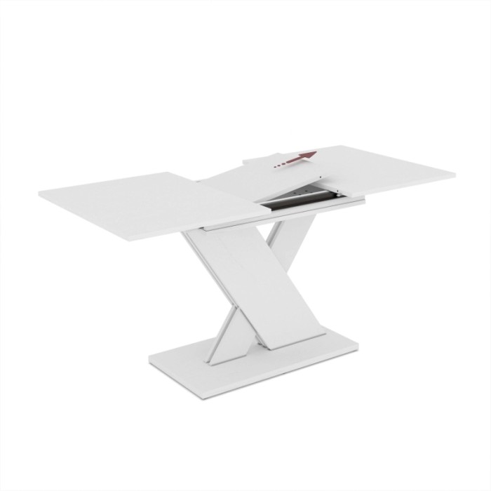 Tavolo allungabile da pranzo AXI bianco 120x75x76 cm