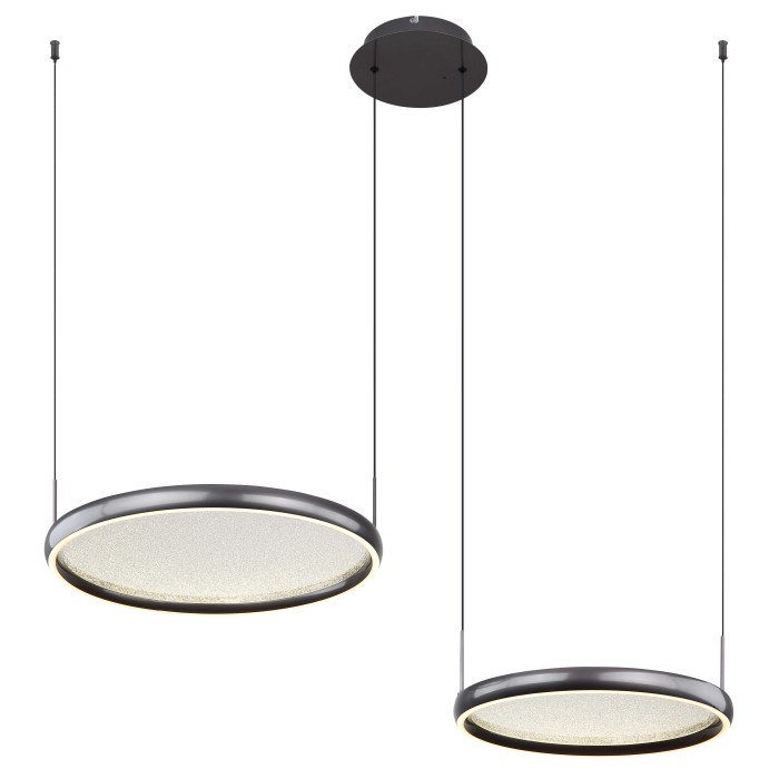 Moderna lampada a sospensione t.b.t.: Lampada a LED rotonda per un'illuminazione elegante della stanza.
