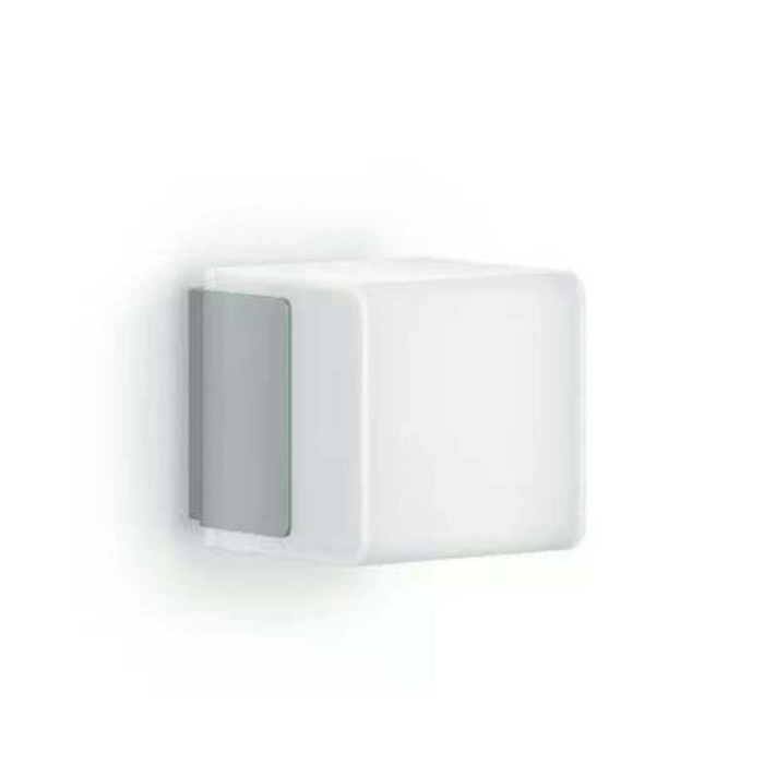 Lampada LED con rilevatore L 835 SC 13x11x11 cm argento